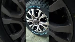 Ford ranger(2019) installed (4pcs tires 2656018) DELIUM A/T (indonesia made)