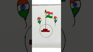 How to draw painting India flag 🇮🇳 #short ##