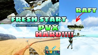 ARK MOBILE  PVX FRESH START||ark mobile pvx server||TAMING AND FARMING||