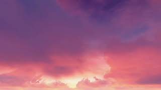 ( CGI 4k Stock Footage ) Candy Fantasy pink, red & purple clouds seamless loop