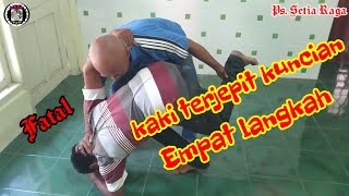 4 langkah kuncian kaki di tekuk . ||