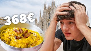 Ho speso 368€ per una carbonara a Milano