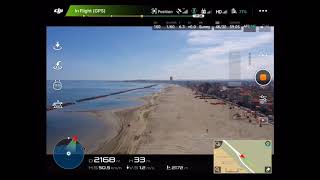 Mavic 2 Pro 3594 metri sulla spiaggia di Rimini