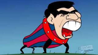 Footy toons - Suarez Messi vs Ramos Pepe