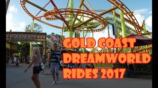 GOLD COAST - DREAMWORLD LATEST RIDE 2017 & FIRE MACHINE