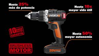 Worx Wiki Motor Brushless o sin escobillas