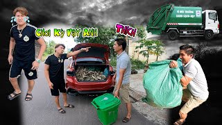 NVL | Choll Dùng Xe Ô Tô Của Lên Làm Xe Chở Rác Lên Cay