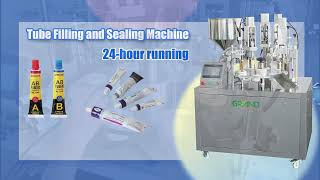 GD-30Z Semi Automatic Tube Filling and Sealing Machine Tube Filler for Cosmetics Ointment