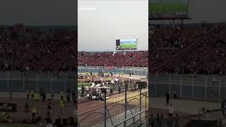 جمهور الاهلي في مباراتهم امام بيراميدز حاجة تفتح النفس