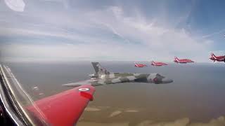 Avro Vulcan and Red Arrows