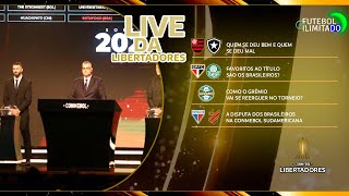 LIVE PÓS SORTEIO DAS OITAVAS DA CONMEBOL LIBERTADORES - LIVE DA LIBERTADORES