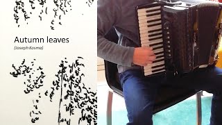 Autumn leaves - accordion