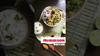 Mushroom Biryani | Weekend Lunch