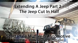 Extending A Jeep Part 2 - The Jeep Cut In Half