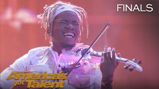 Brian King Joseph: Violinist Shatters Expectations With "Heartless" - America's Got Talent 2018