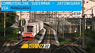 COMMUTERLINE STASIUN SUDIRMAN - JATINEGARA | TRAINZ SIMULATOR INDONESIA