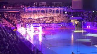 Leksand vs Skellefteå - intro Tifo 2022-09-22