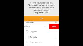 PackPoint: Packing List Travel Companion