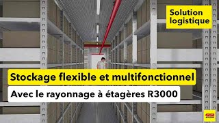 Un nouveau système de rayonnages métalliques unique et multifonctionnel pour tout type de stockage