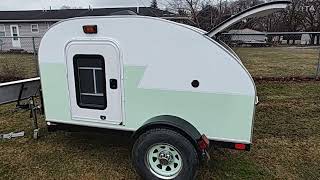 800 pounds D.I.Y. HOME MADE START TO FINISH. TEARDROP CAMPER WITH SOLAR!