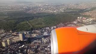 Pouso complicado no aeroporto do Galeão - Rio de Janeiro