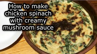 Creamy Chicken Spinach with cream of mushroom l Delicious Chicken Breast Recipe 2021