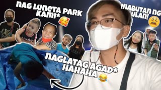 PUMASYAL KAMI SA LUNETA PARK!! EXCITED ANG MGA BATA! (INABUTAN NG ULAN!😟)