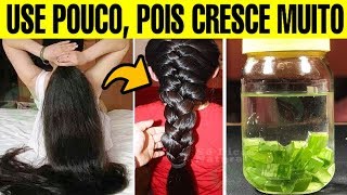 USE SÓ UM POUCO POIS CRESCE MUITO! APRENDA ESTA RECEITA CASEIRA PARA CRESCER CABELO!