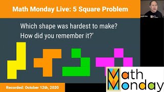 Math Monday: The 5 Squares Problem