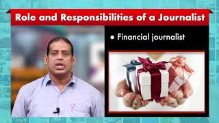 Role and responsibiliities of a journalist  PART C Final 1