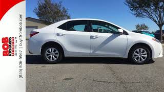 Used 2016 Toyota Corolla North Augusta, SC #T498165 - SOLD