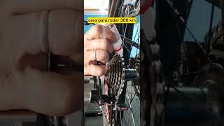 aplicação de cera para corrente MTB