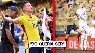 James Rodriguez relata la sensación al marcar el gol de colombia.