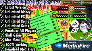 Download! EA Sports FC Mobile Mod Apk V23.0.2 | FC Mobile 2025 (Mod Menu, Unlimited FC, Gems, Money)