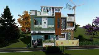 3D Animation / Walkthrough /Exterior Elevation/2BHK