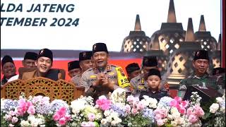 Polda Jateng Bersholawat bersama Gus Iqdam dalam rangka Pemilukada Damai Tahun 2024