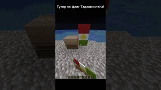 Тутор на флаг Таджикистана! #shorts #steam #minecraft #flag #tajikistan