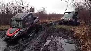 2017 Polaris General, winches are handy!