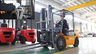 Load 3 tons forklift, electric diesel forklift, support global OEM customization