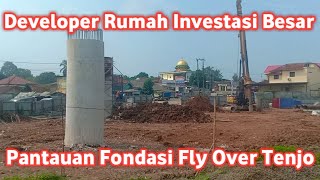 Update Pembangunan Fly Over Tenjo Titik Perlintasan Baru Rumah Akses Stasiun KRL