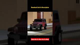 Gta Sa Mahindra Thar | Thar | Gta San Andreas | Mahindra Thar#shorts #gtasamods #gaming #gtasa #gta