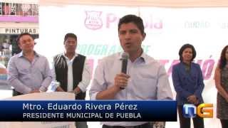 Inauguración de calles pavimentadas del sur de la ciudad