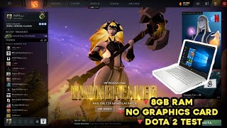 Dota 2 (7.29c) Gameplay Test in i51035g1 Processor - 8Gb Ram Test