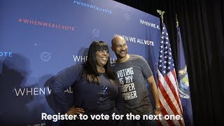 When We All Vote Week of Action Detroit with Loni Love and Keegan-Michael Key