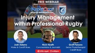 Injury Management within Professional Rugby | Josh Adams, Gruff Parsons & Nick Heath