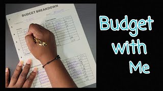 BUDGET WITH ME | AUGUST PAYCHECK 1 |