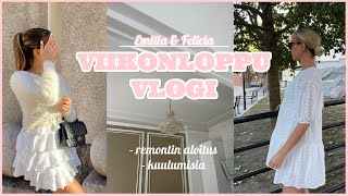 SIIVOUSPÄIVÄ, REMONTIN ALOITUS JA FELIN KUULUMISET 🤍 || Emilia & Felicia