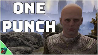 One Punch Man In Elden Ring | Saitama Build | Joke