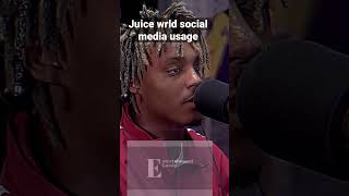 Juice wrld on how he manage his life on Social medias 🤔 #shorts #shortsfeed #juicewrld