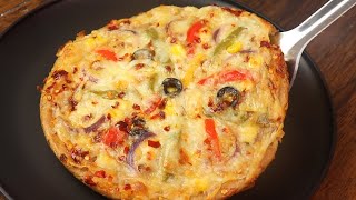 Atta Pizza In Kadhai | No Maida, No Yeast, No Oven |Healthy Wheat Pizza | Pizza Without Yeast & Oven